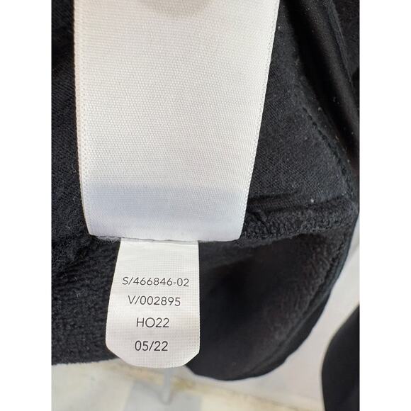 ATHLETA  Size M Cozy Karma Funnel Neck Sweatshirt 466846 Pullover Pockets Black - Picture 7 of 8